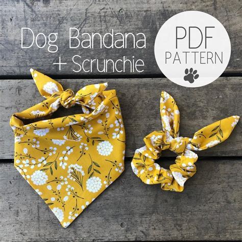 Printable Template Printable Dog Bandana Pattern